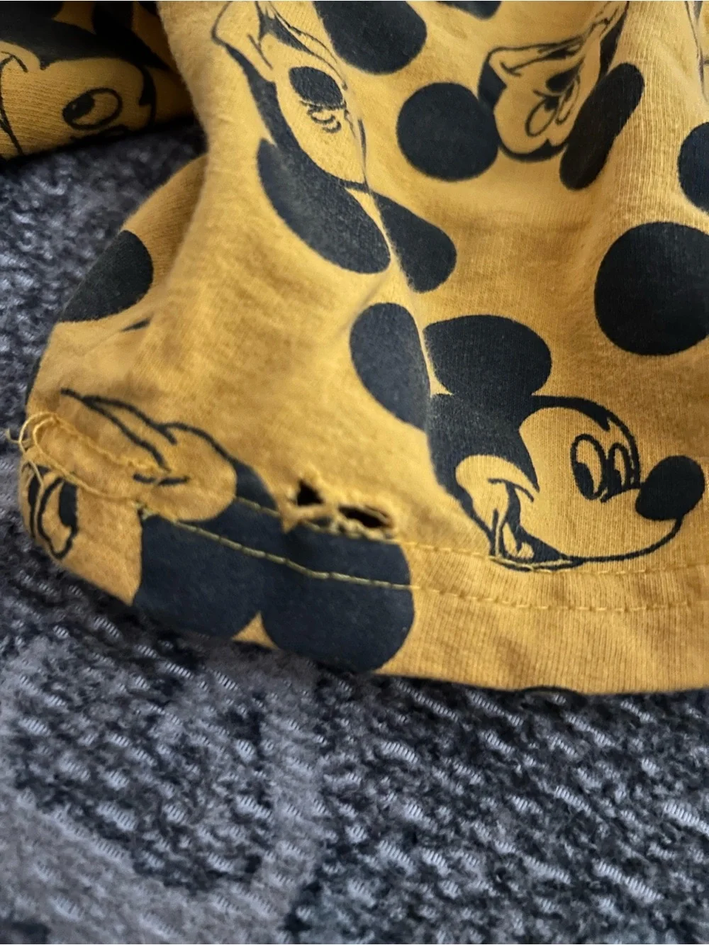 Disney Mickey Mouse Kids' Shorts - Yellow, Navy & Rust